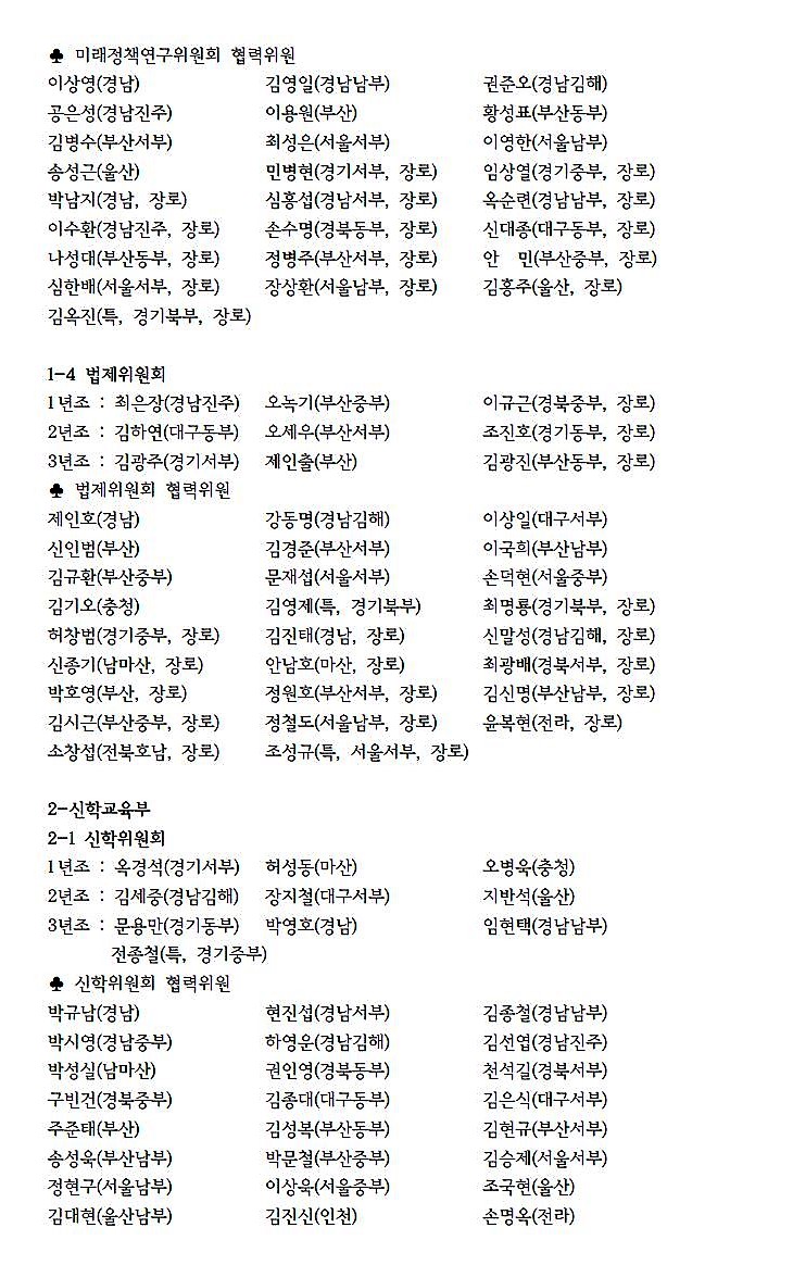 고신총회 공천위원회, 상임위 공천 결과 < 고신 < 소식 < 기사본문 - 코람데오닷컴