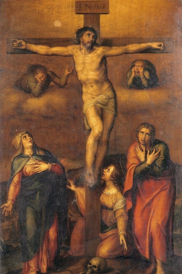 Michelangelo di Lodovico Buonarroti Simoni(1474-1564), The Crucifixion.