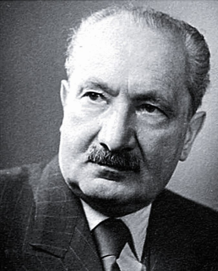 독일의 실존주의 철학자 마르틴 하이데거(Martin Heidegger, 1889~1976)