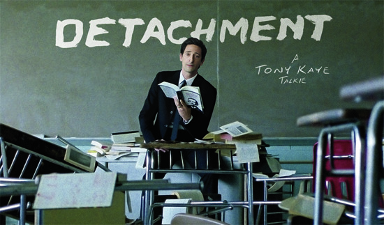 (영화 Detachment 포스터, 사진: www.slashfilm.com)