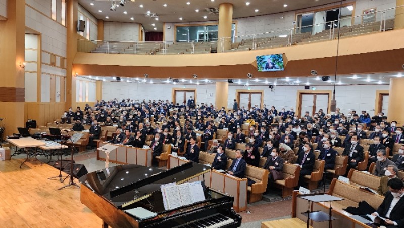 2023 전국남전도회연합회 총회가 열린 대현교회당 사진@정남환 장로 제공